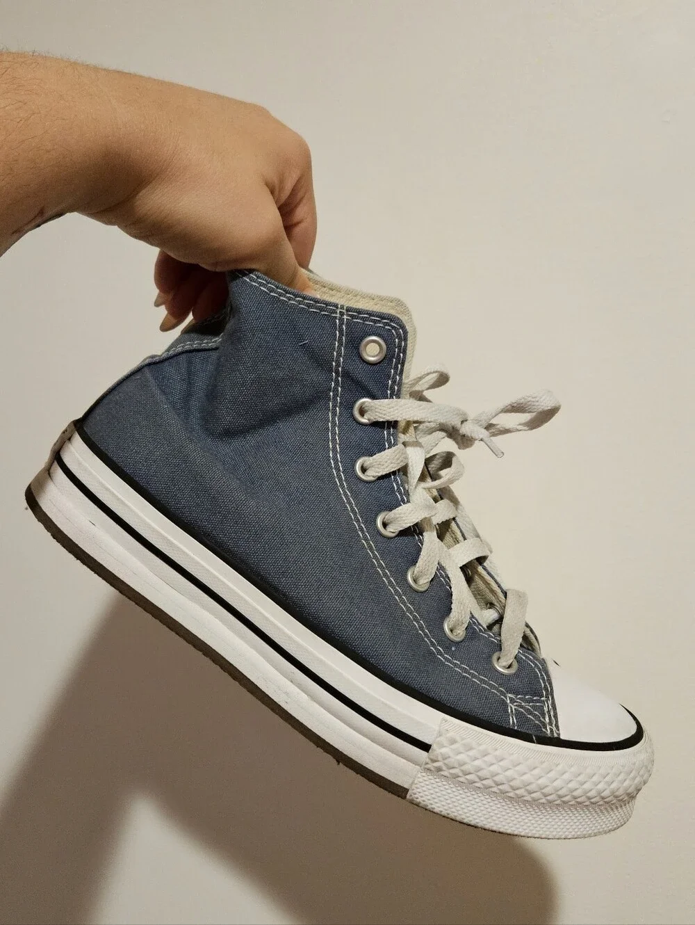 Converse All Star Eva Lift Platform Sneakers Size 4.5Y (Big Kids)